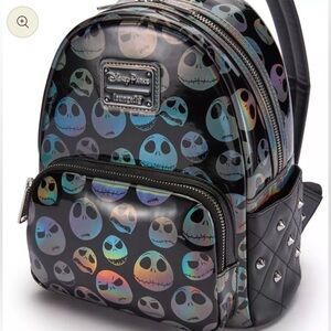 Loungefly Disney Parks Nightmare Before Christmas Holographic Mini Backpack